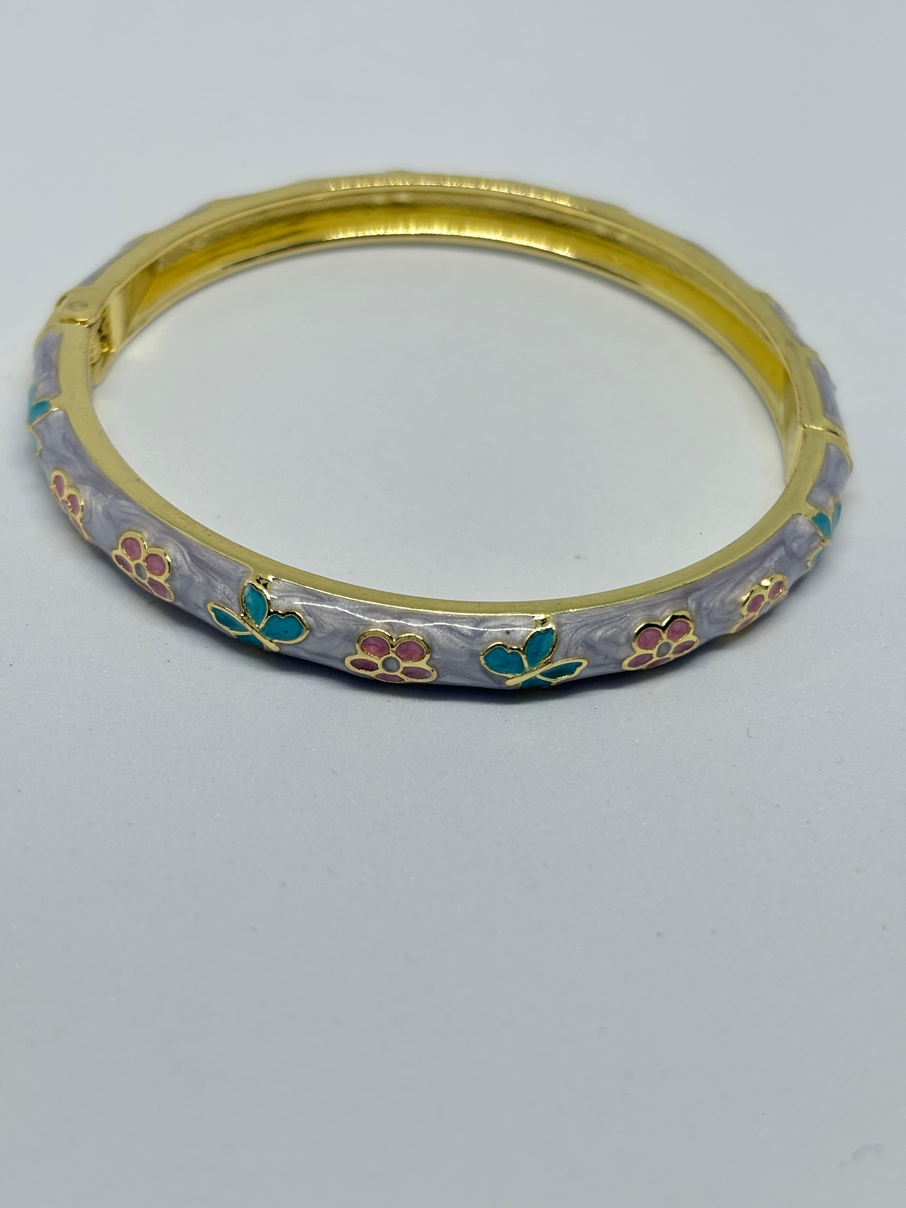 enamel floral dream cuff