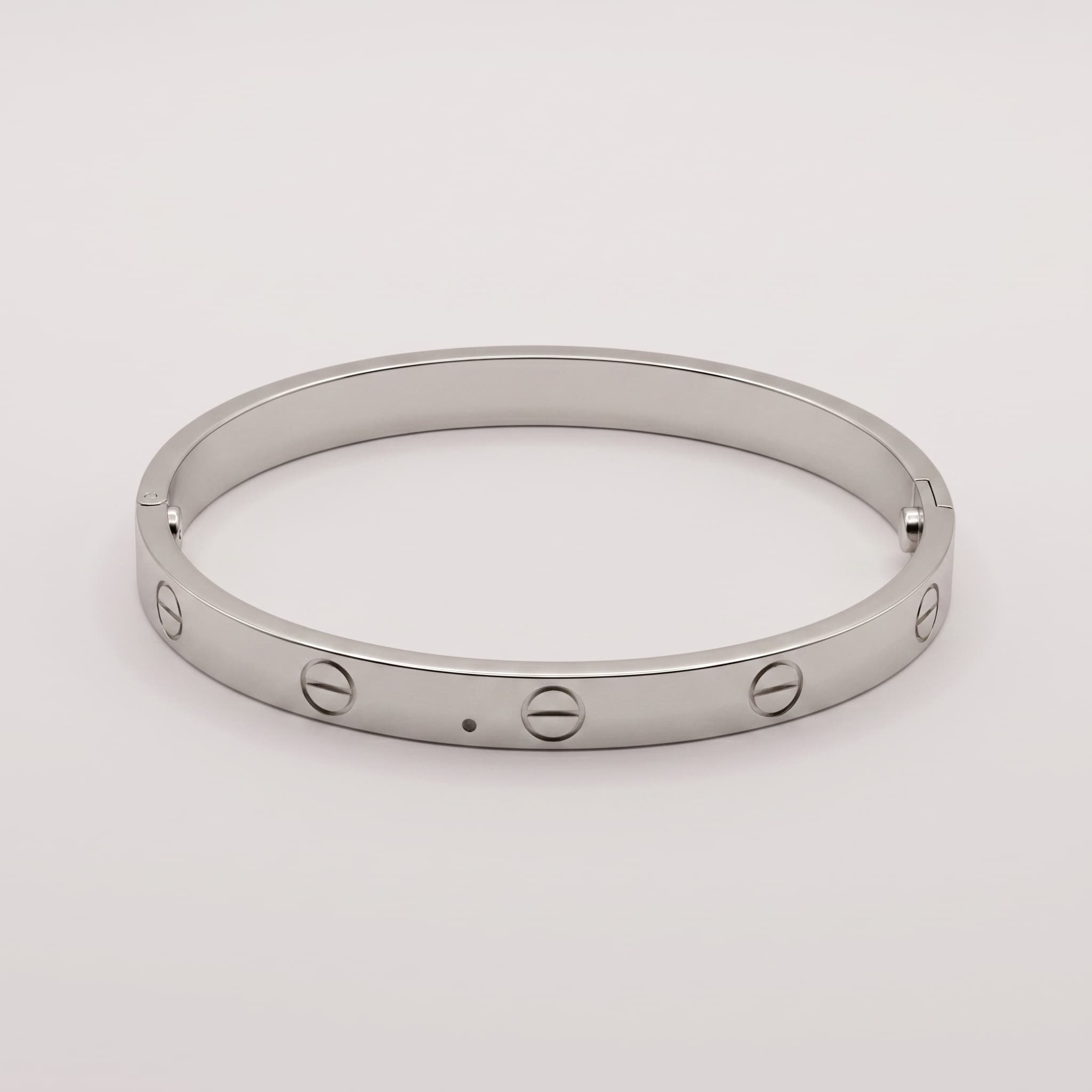 sleek screw detail bangle