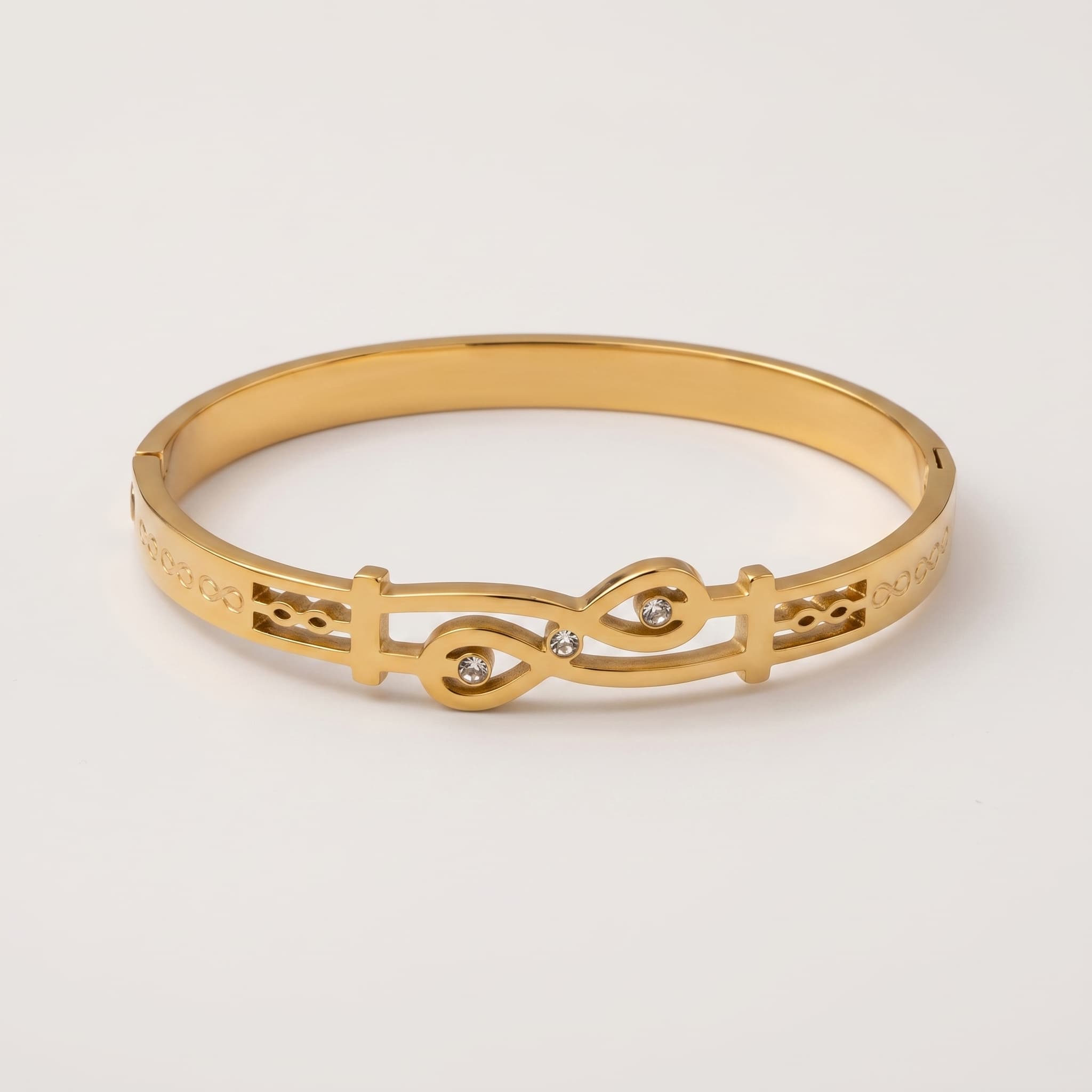 golden infinity detail cuff