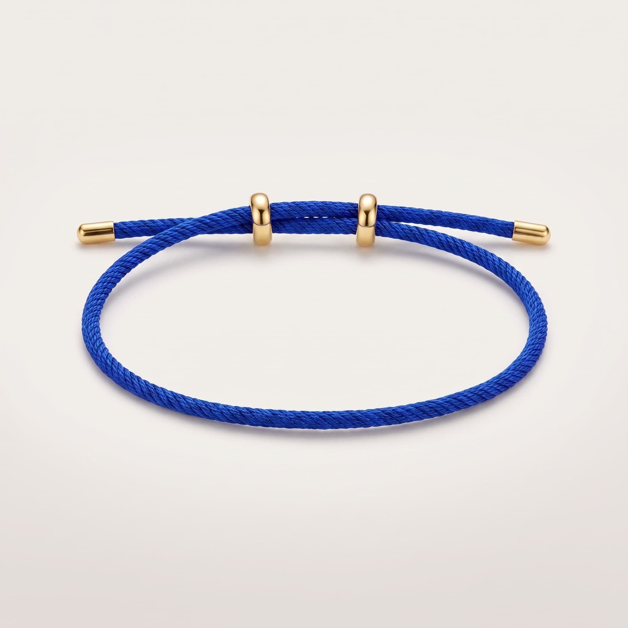 cobalt blue cord bracelet