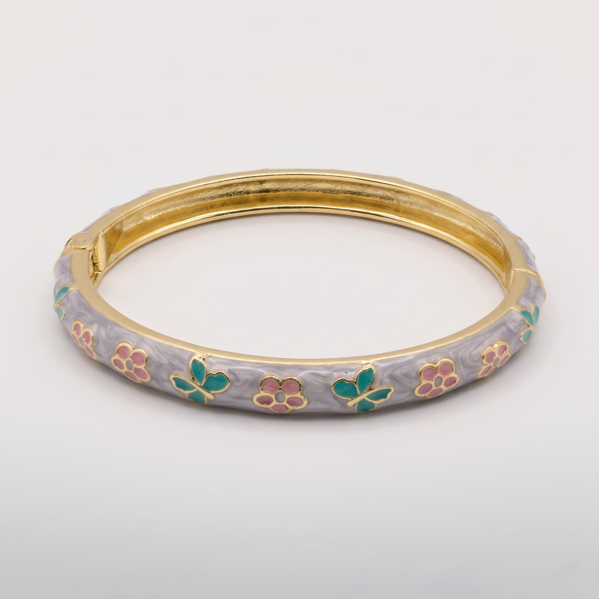 enamel floral dream cuff