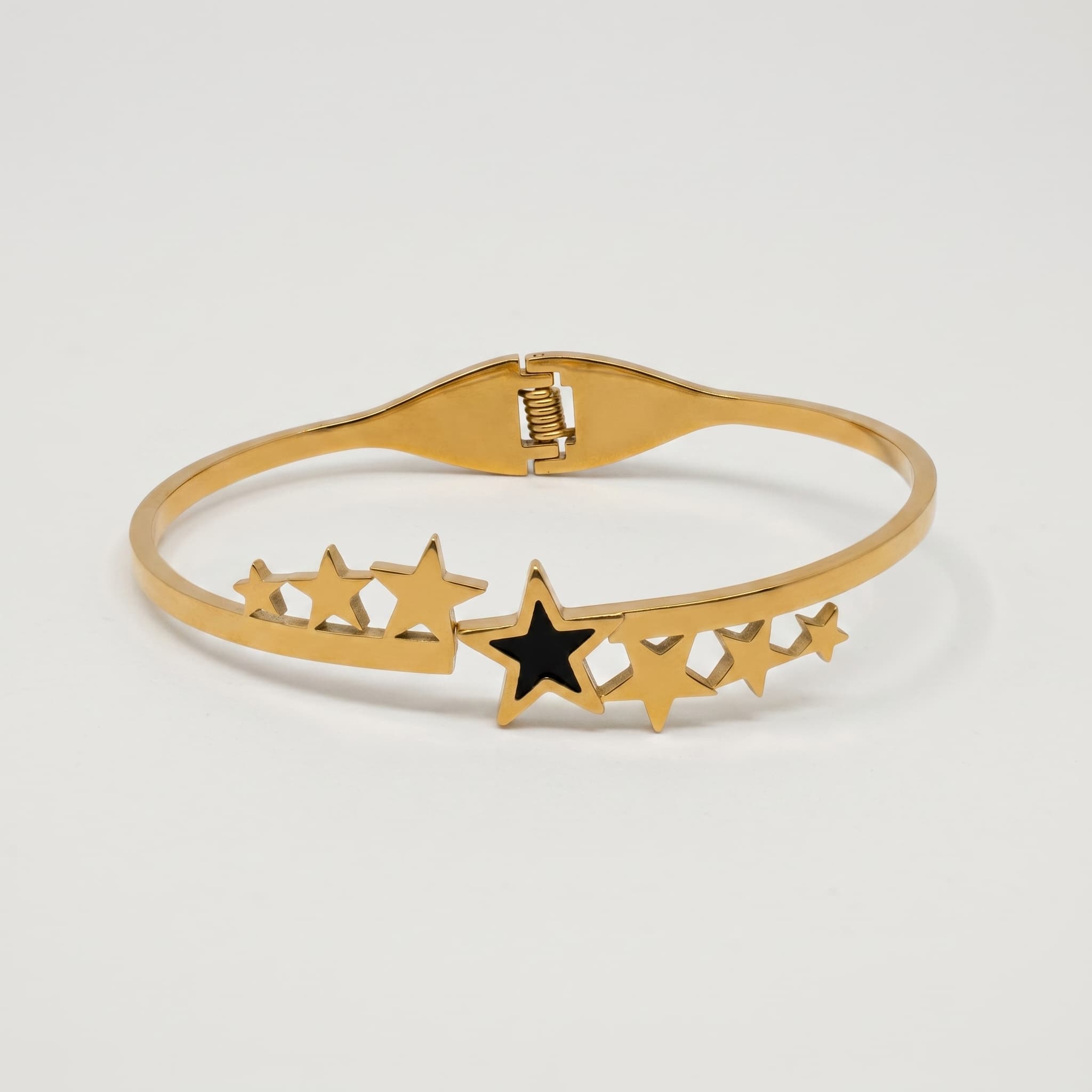 stardust enamel hinged bracelet