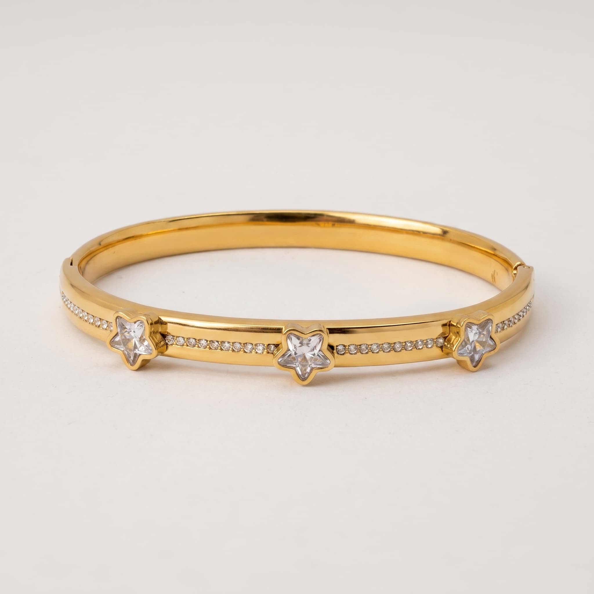 golden star sparkle cuff