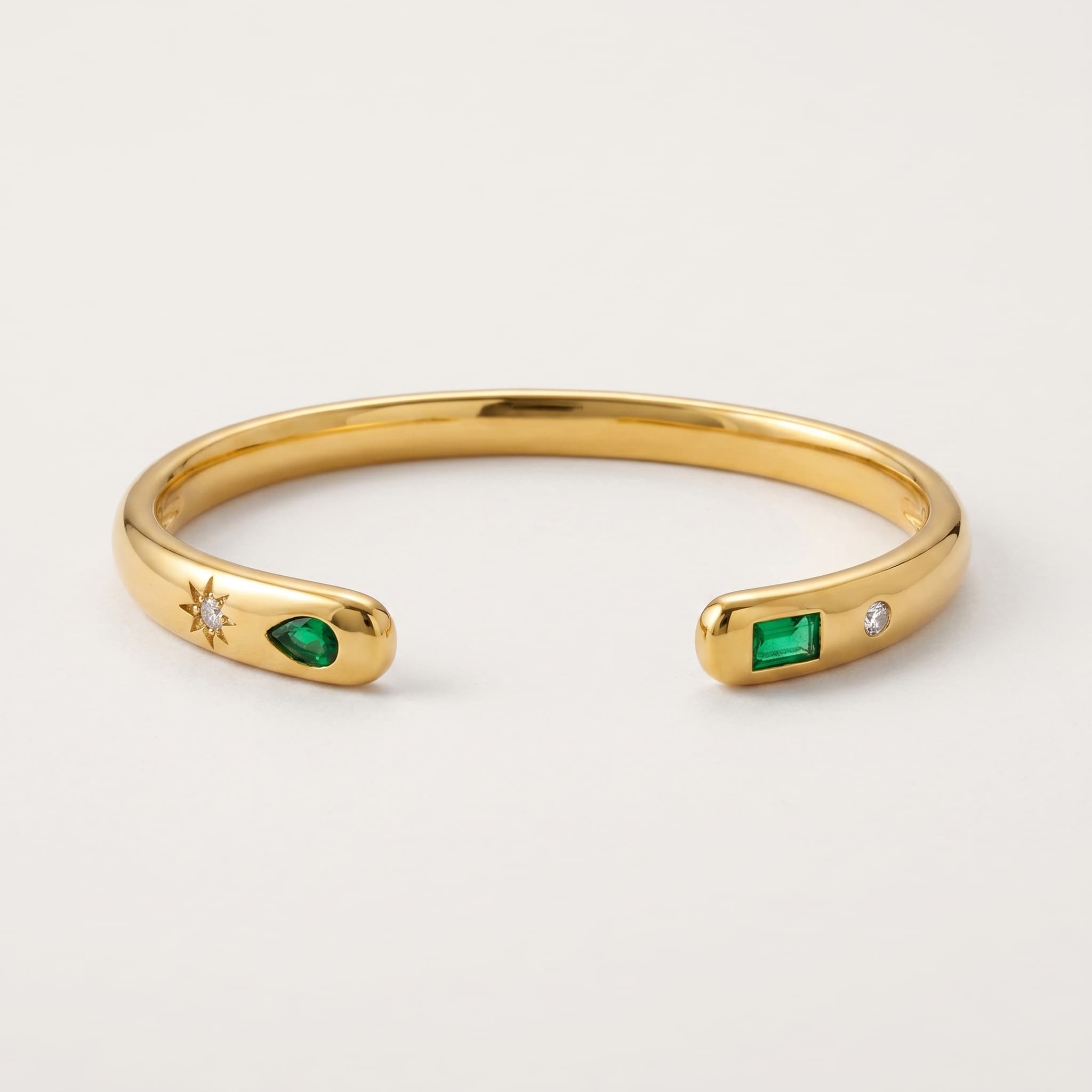 emerald touch open cuff