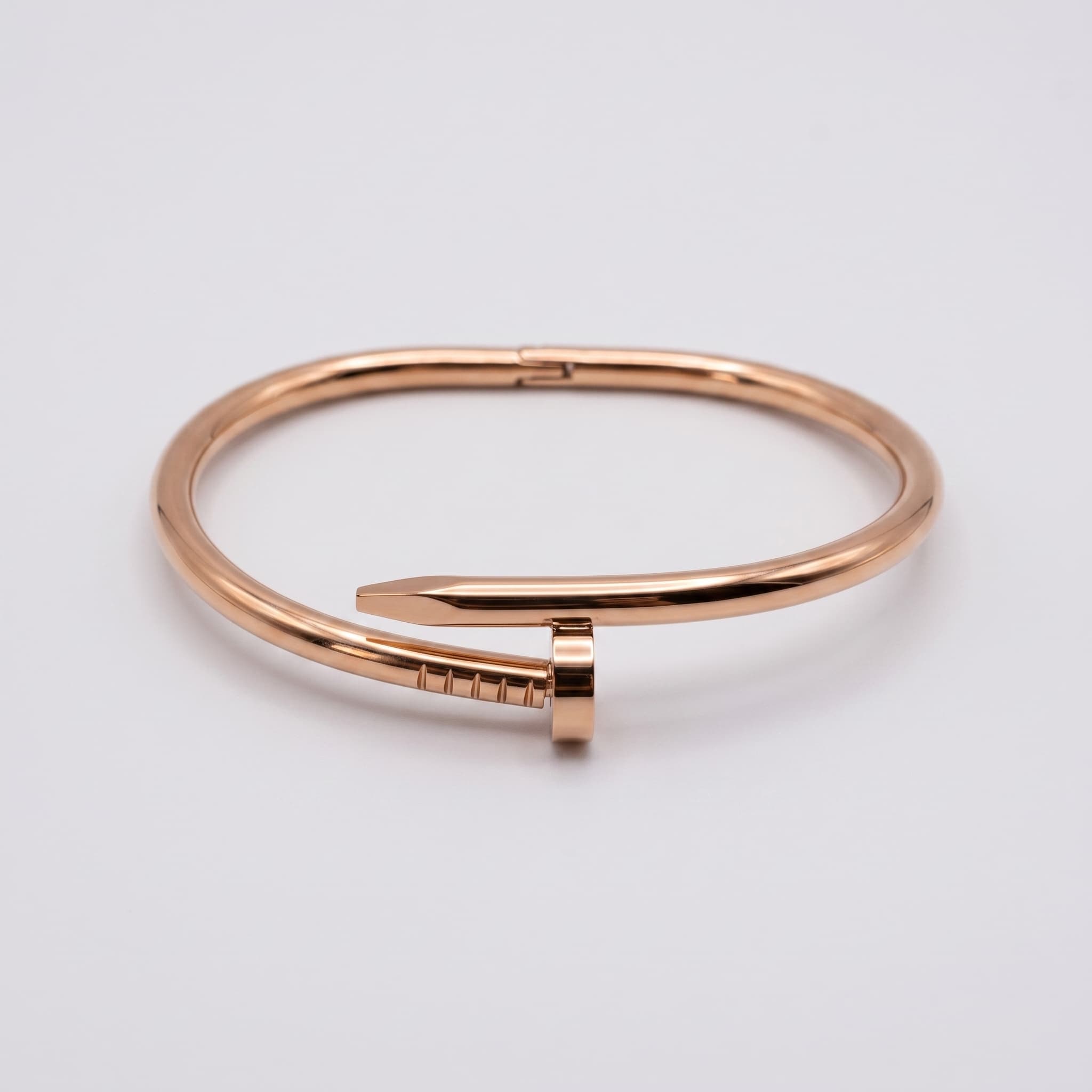 rose gold nail bangle