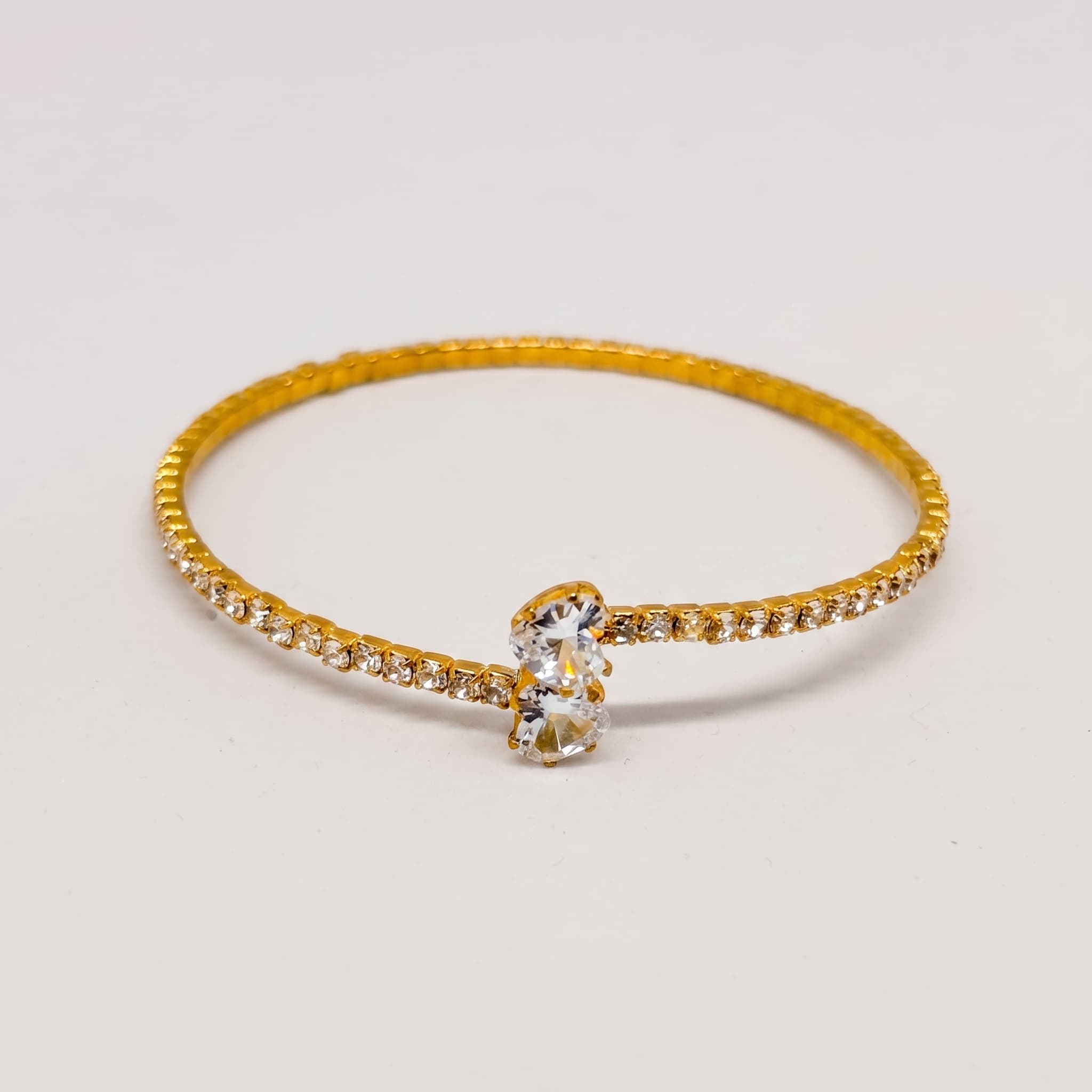 dainty crystal sparkle bracelet