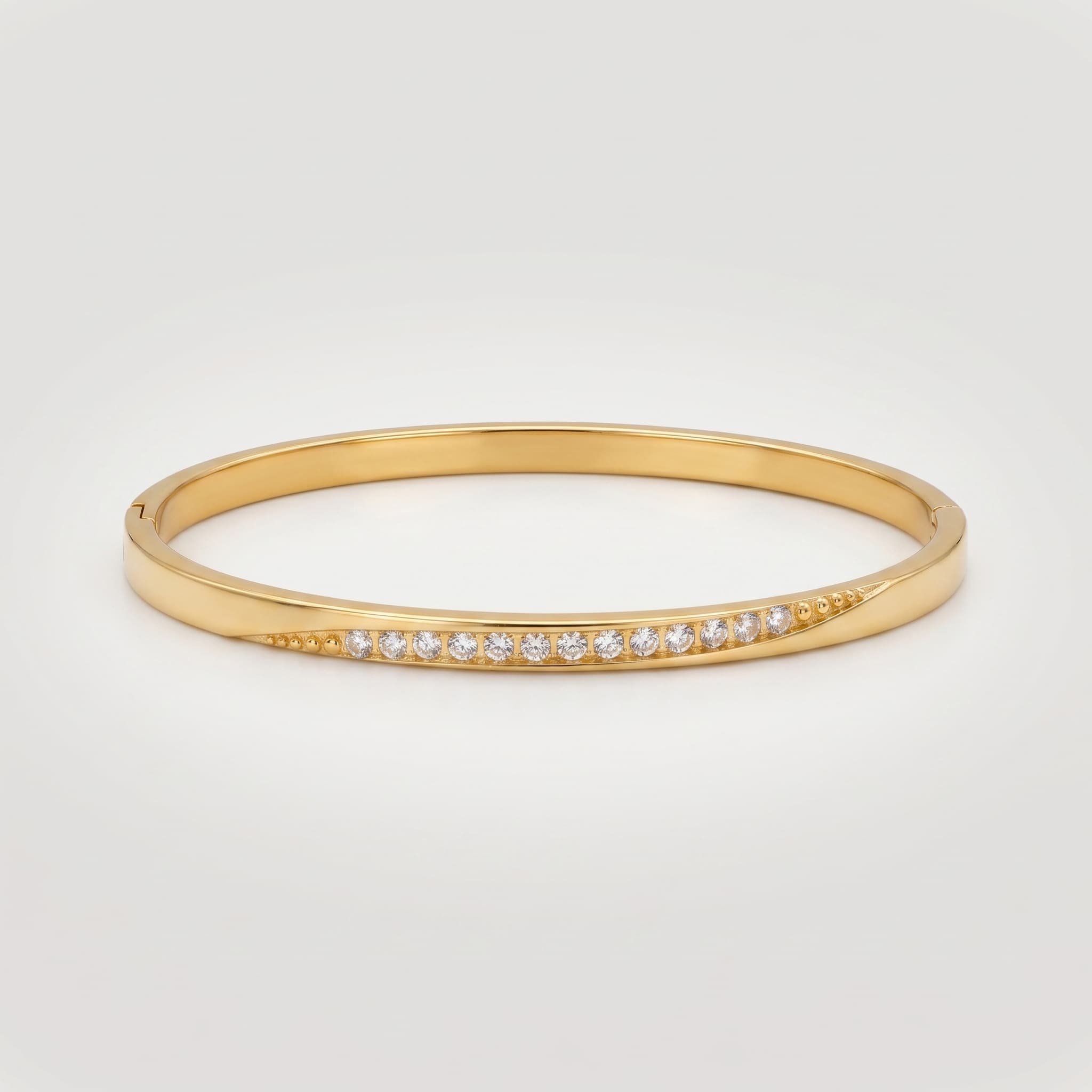 dainty stone studded cuff