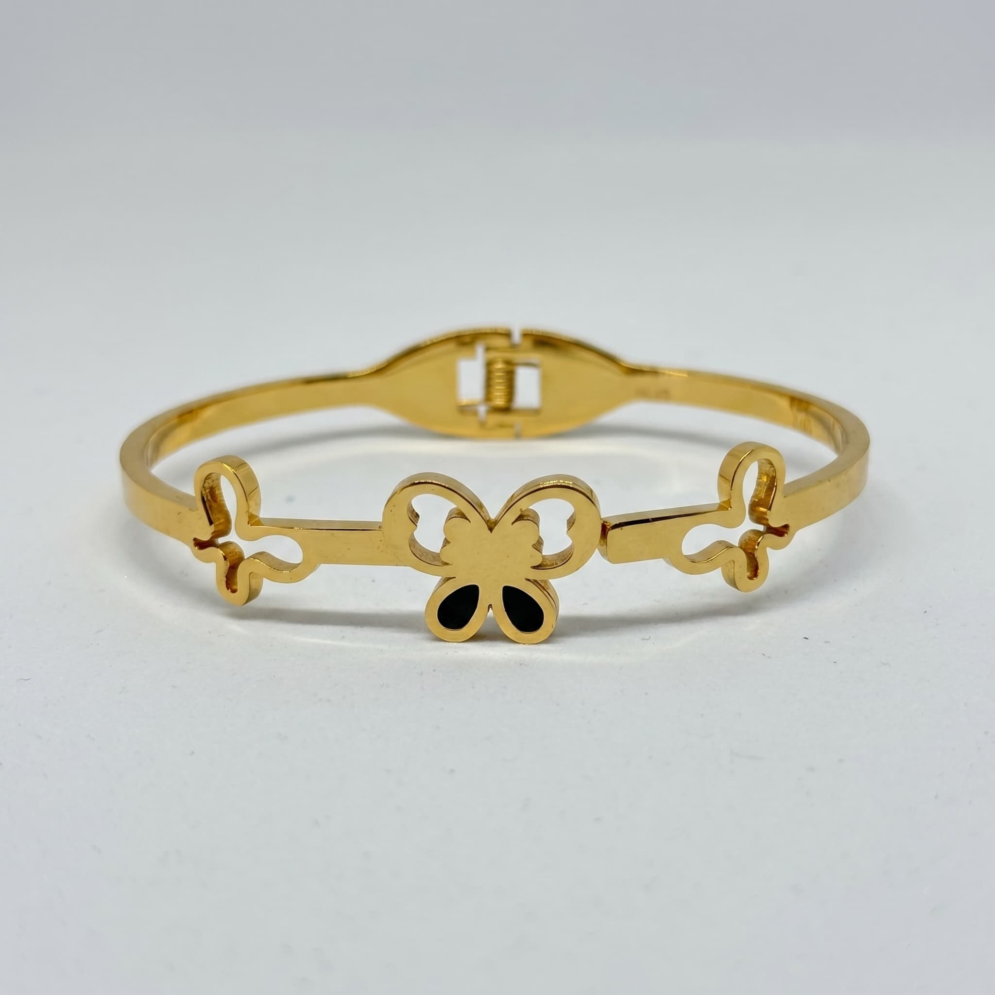 little butterfly gold cuff