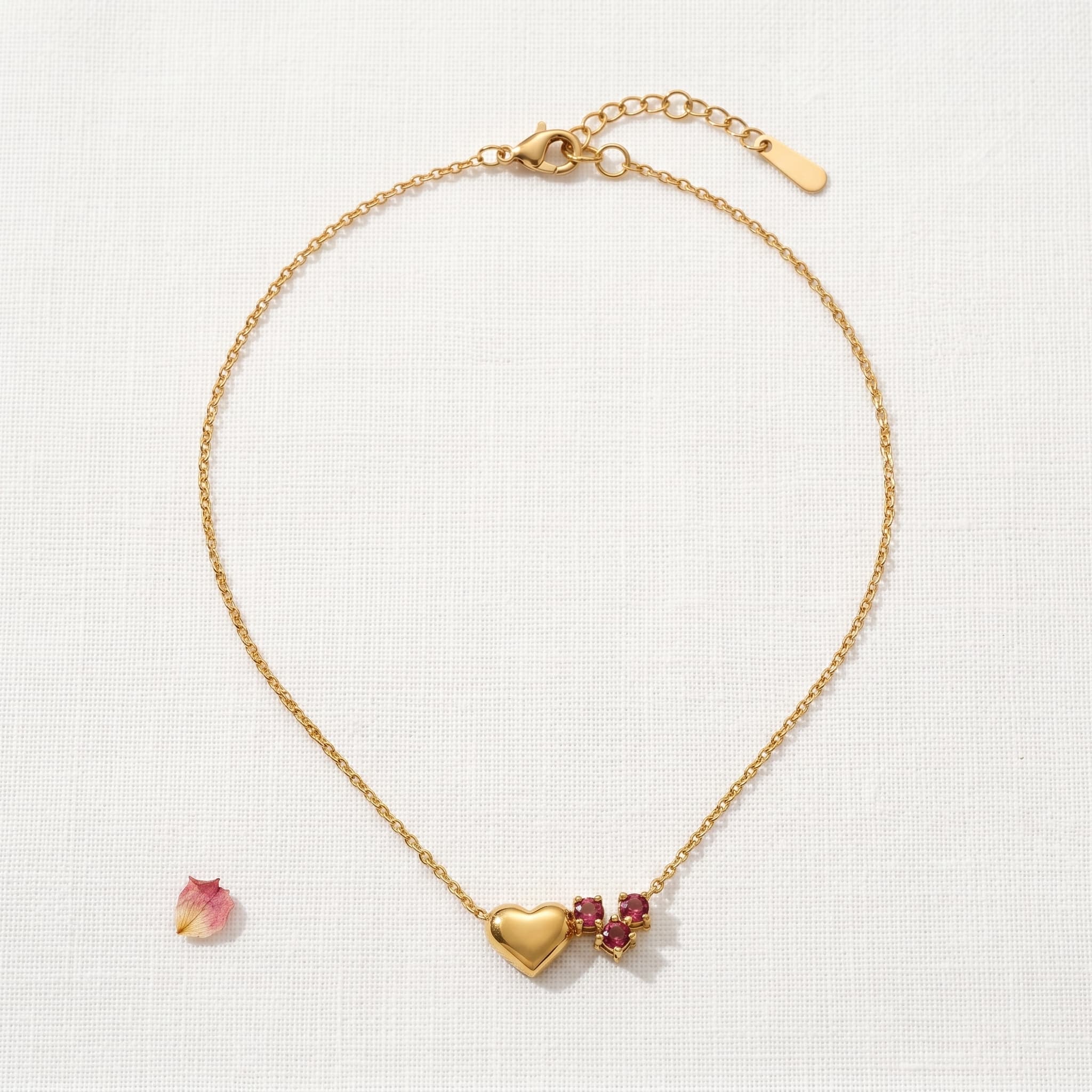 little heart gold necklace