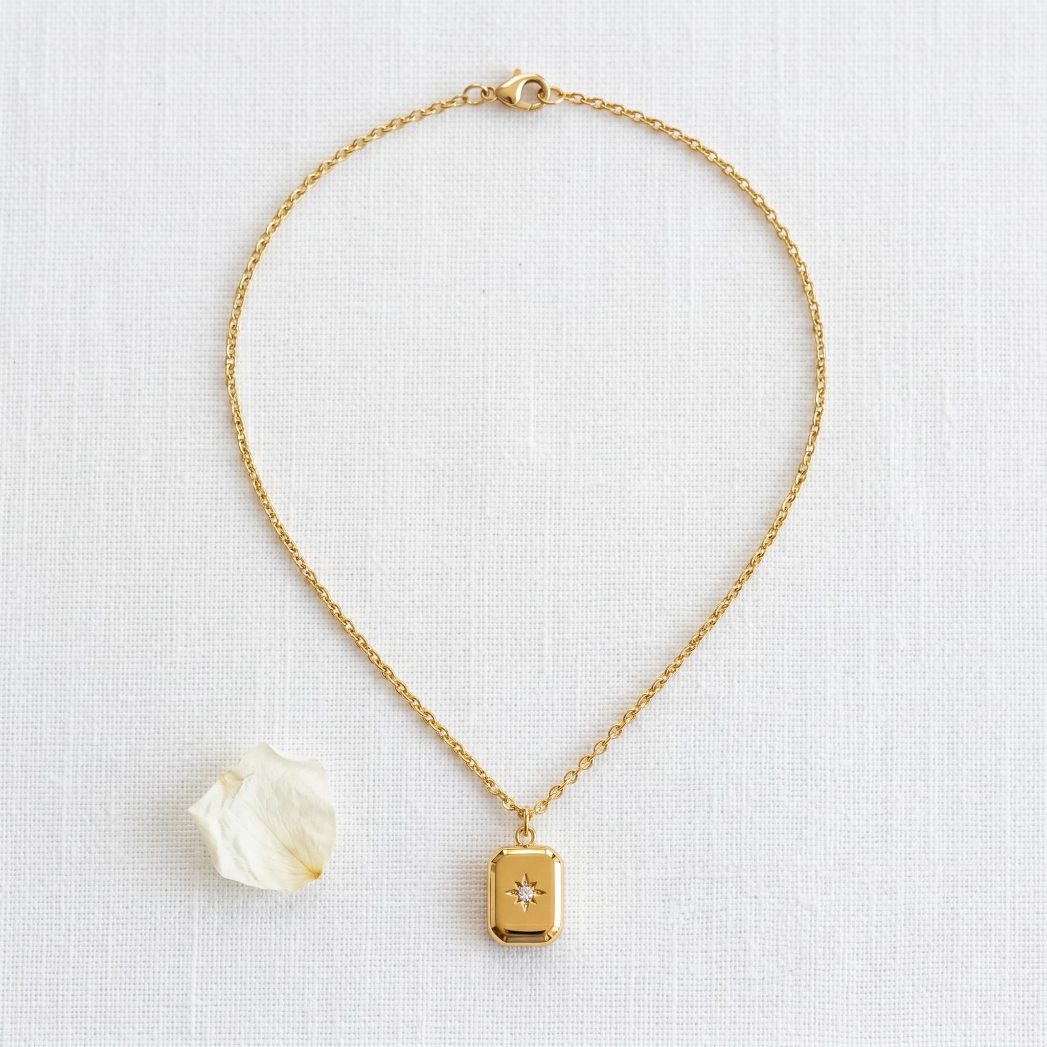 north star rectangle pendant