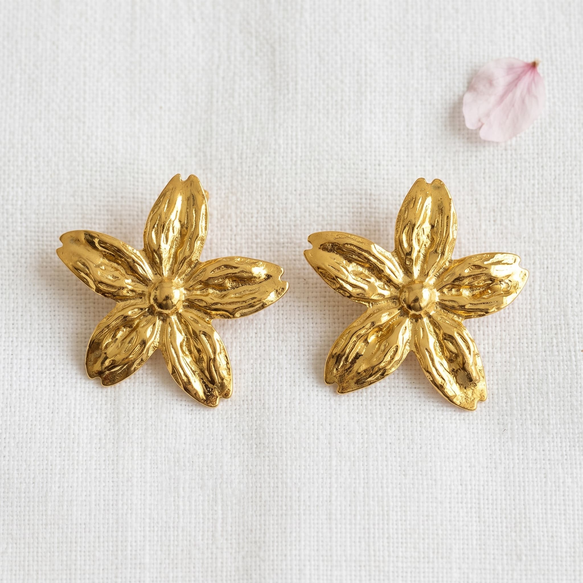 golden bloom studs