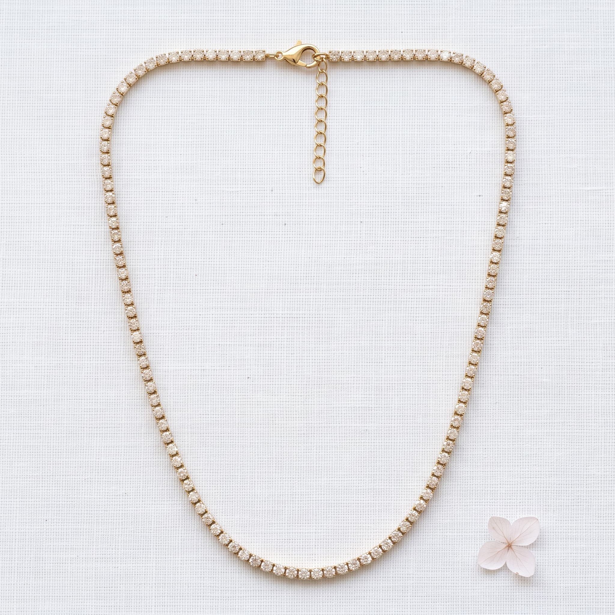 Chandra tennis necklace (2.5mm)