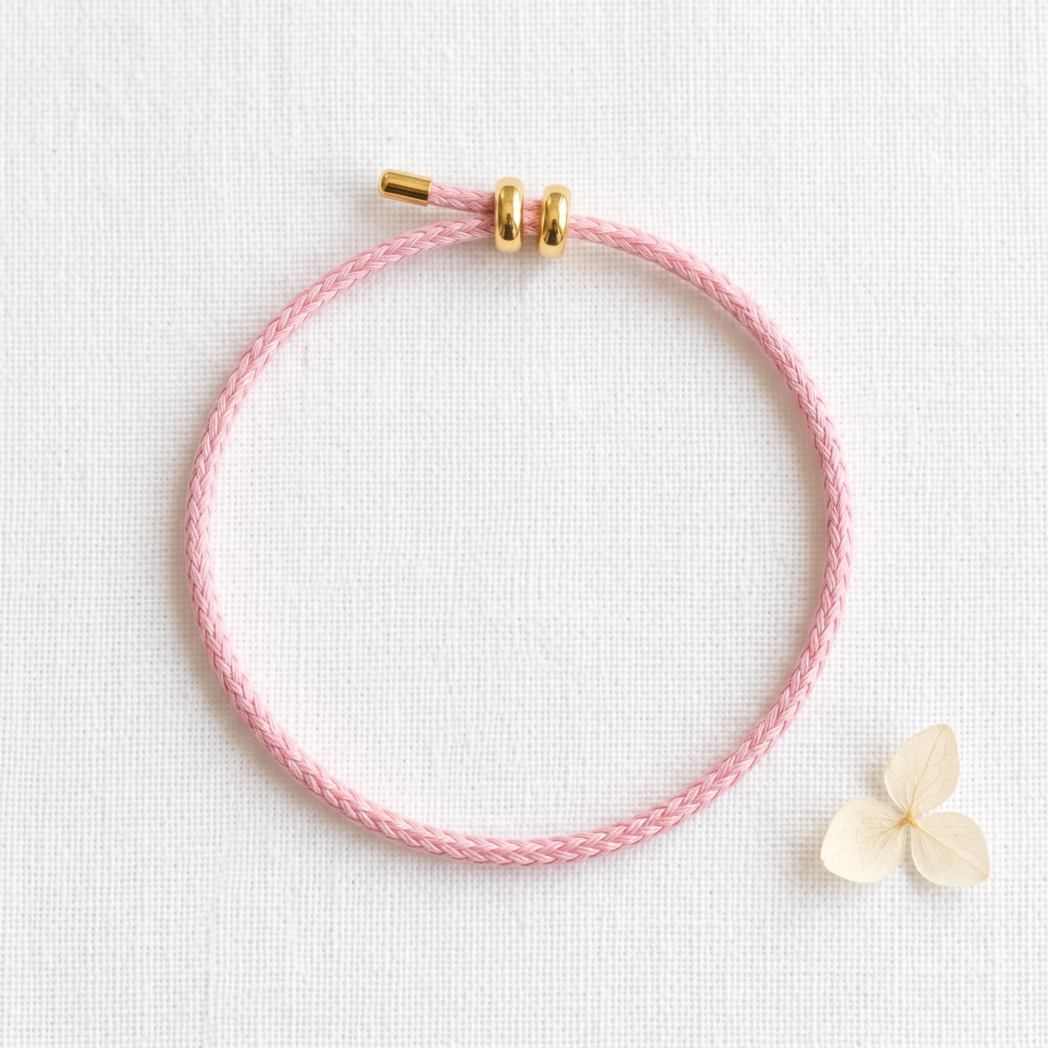 pink cord candy crush bracelet (Adjustable)