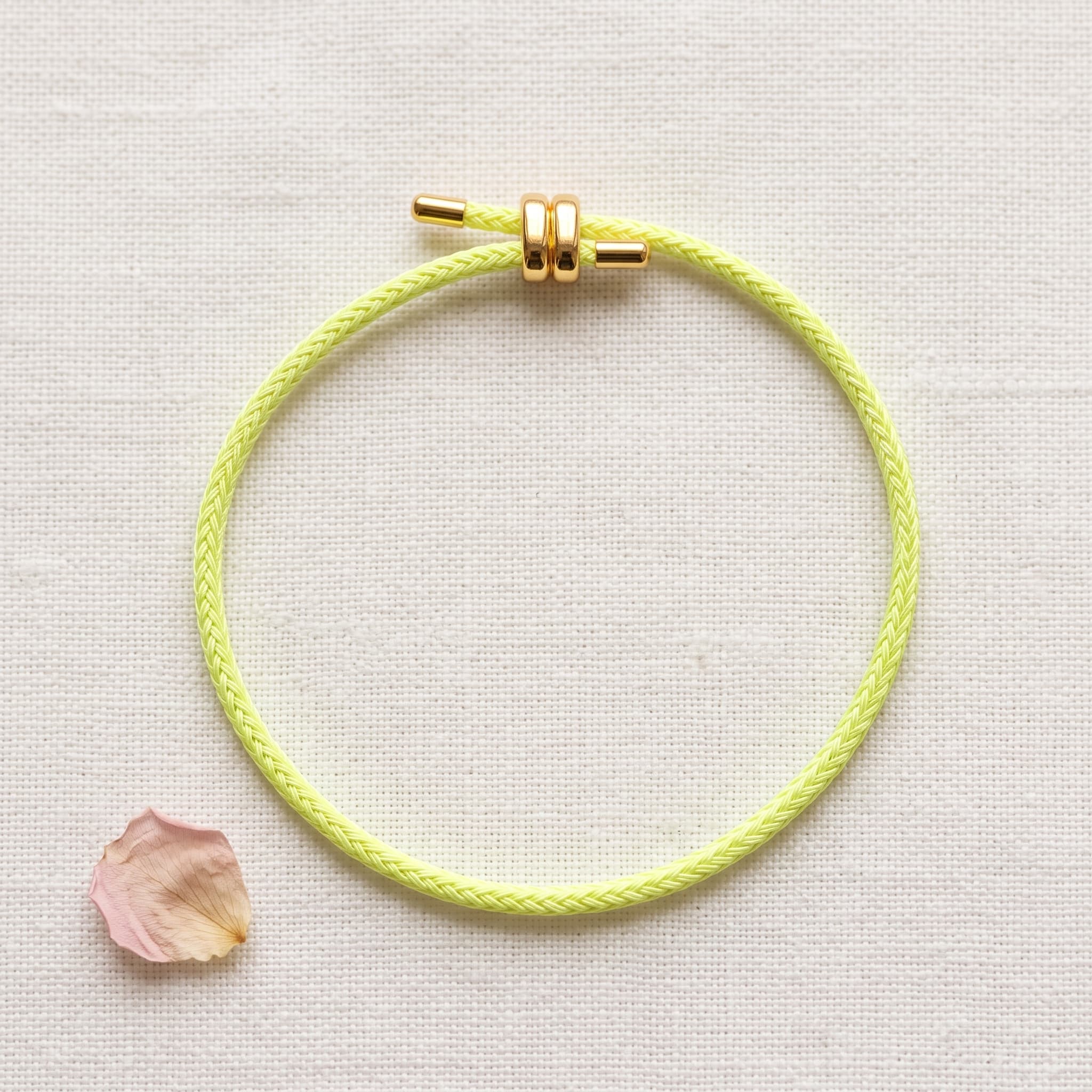neon braided cord bracelet