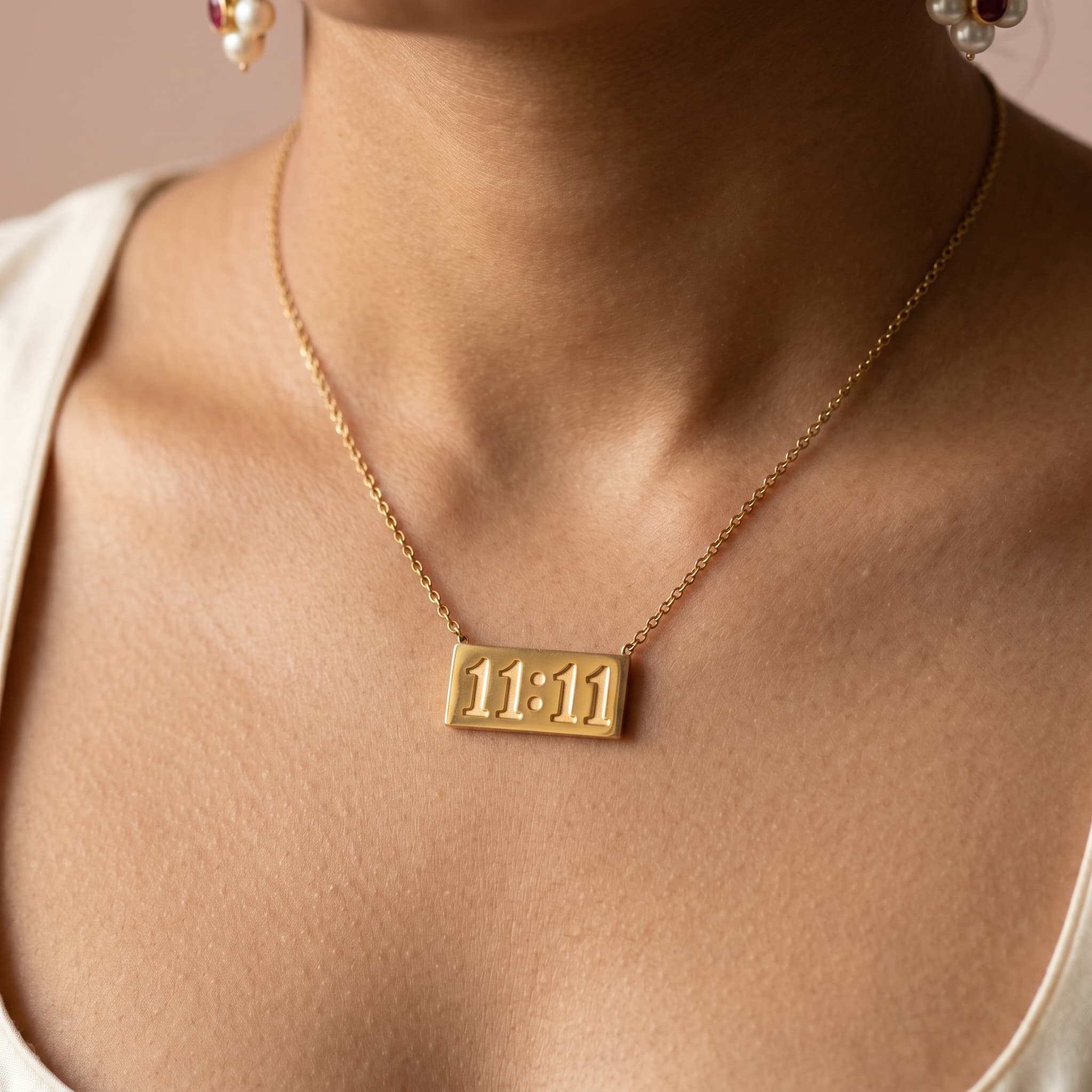 11:11 manifestation charm necklace
