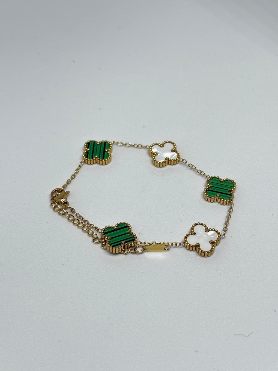clover luck charm bracelet