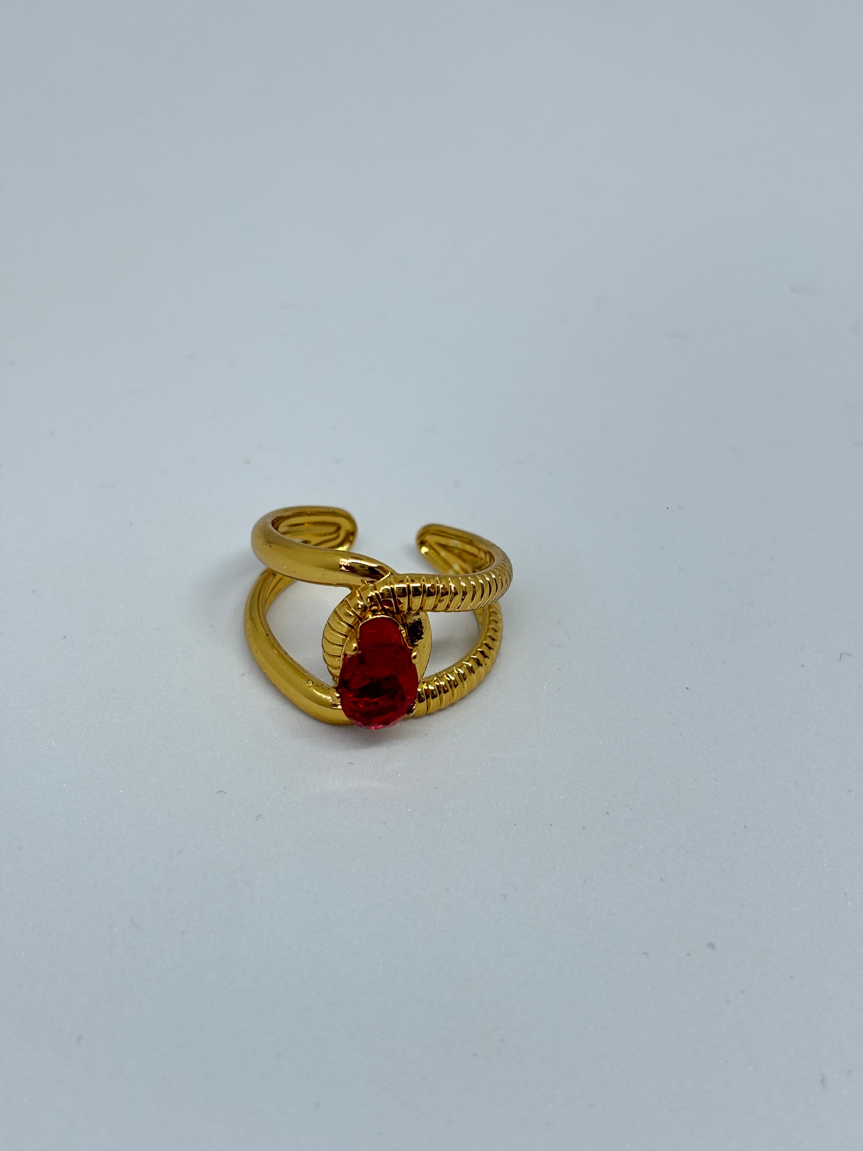 ruby red wrap ring