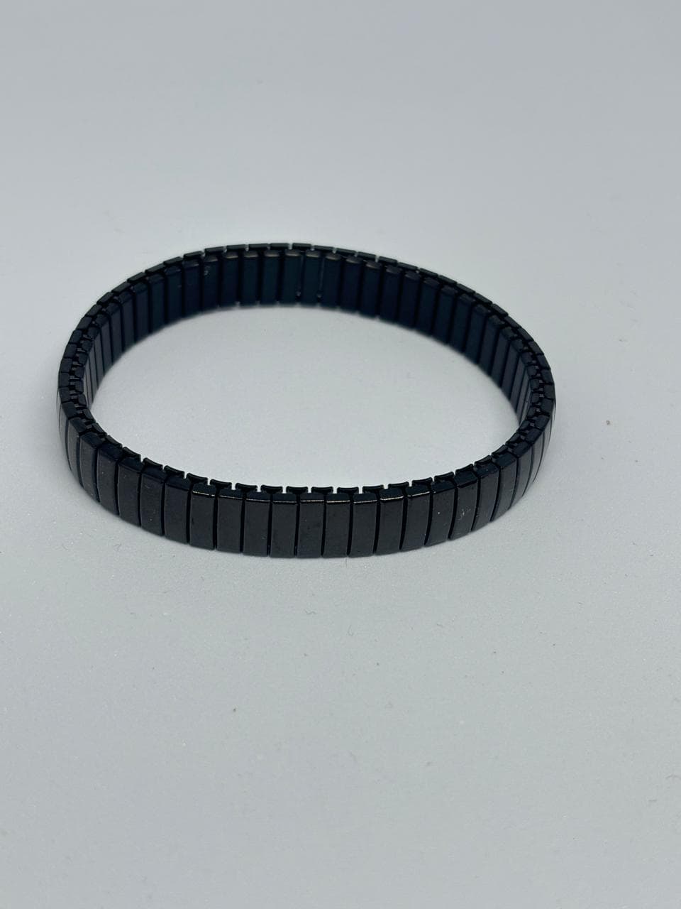 sleek black stretch bracelet