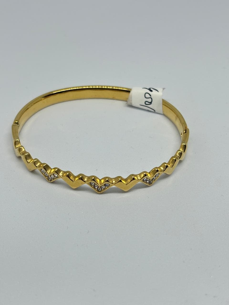 heartbeat hinge bangle