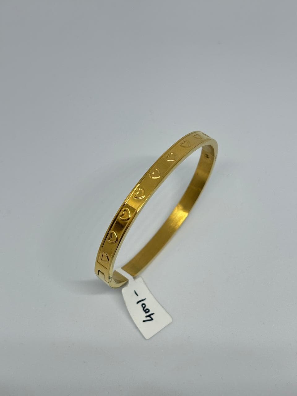 little hearts gold cuff