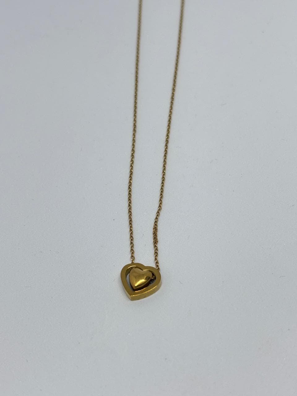 little floating heart pendant