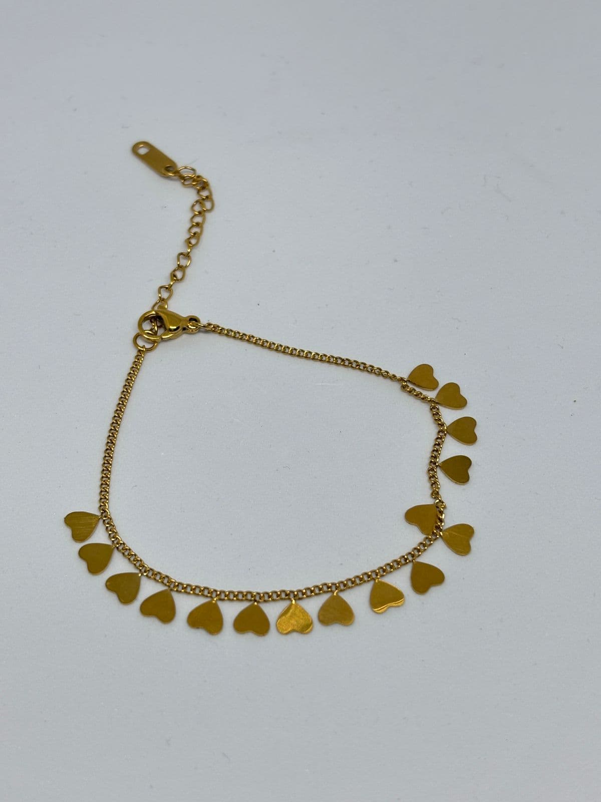 tiny hearts charm bracelet
