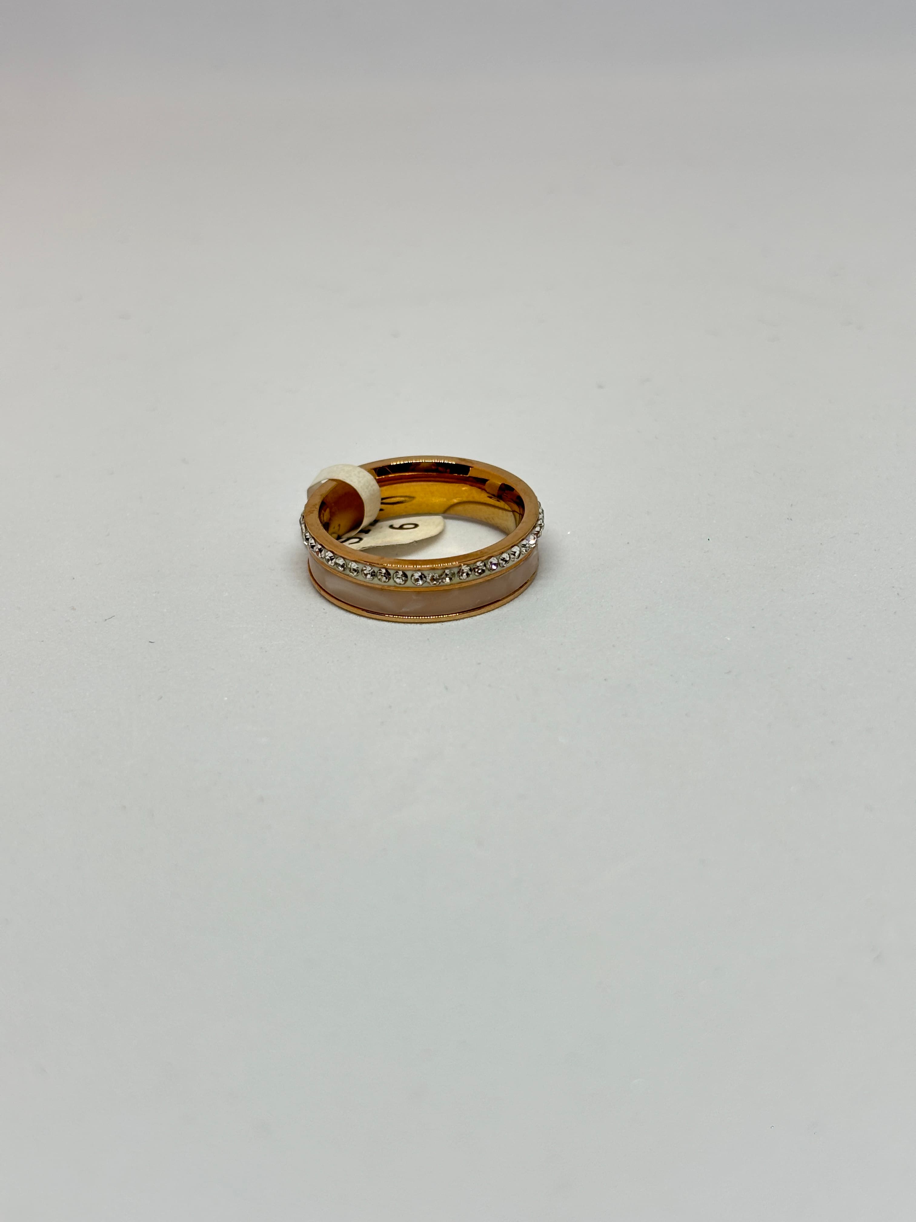 gold and crystal band