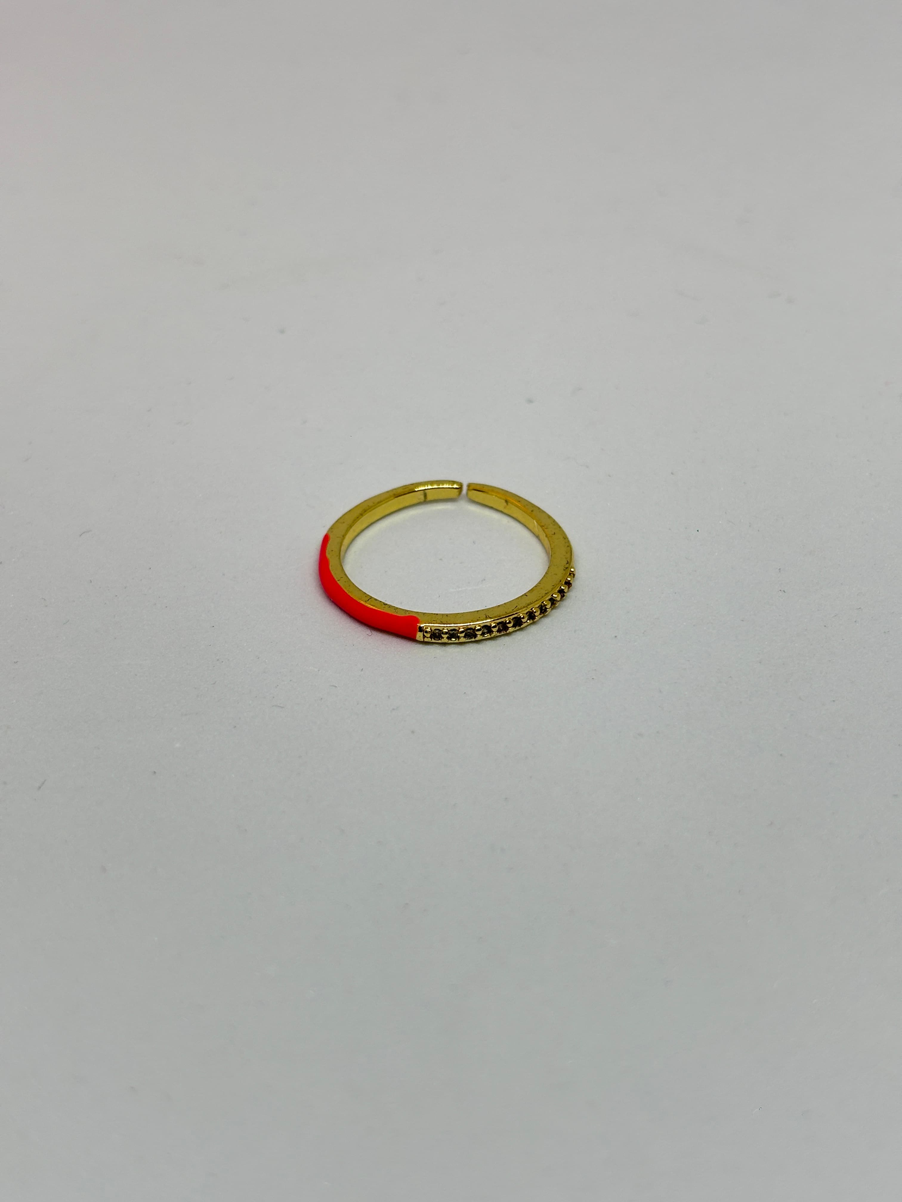 red pop adjustable ring