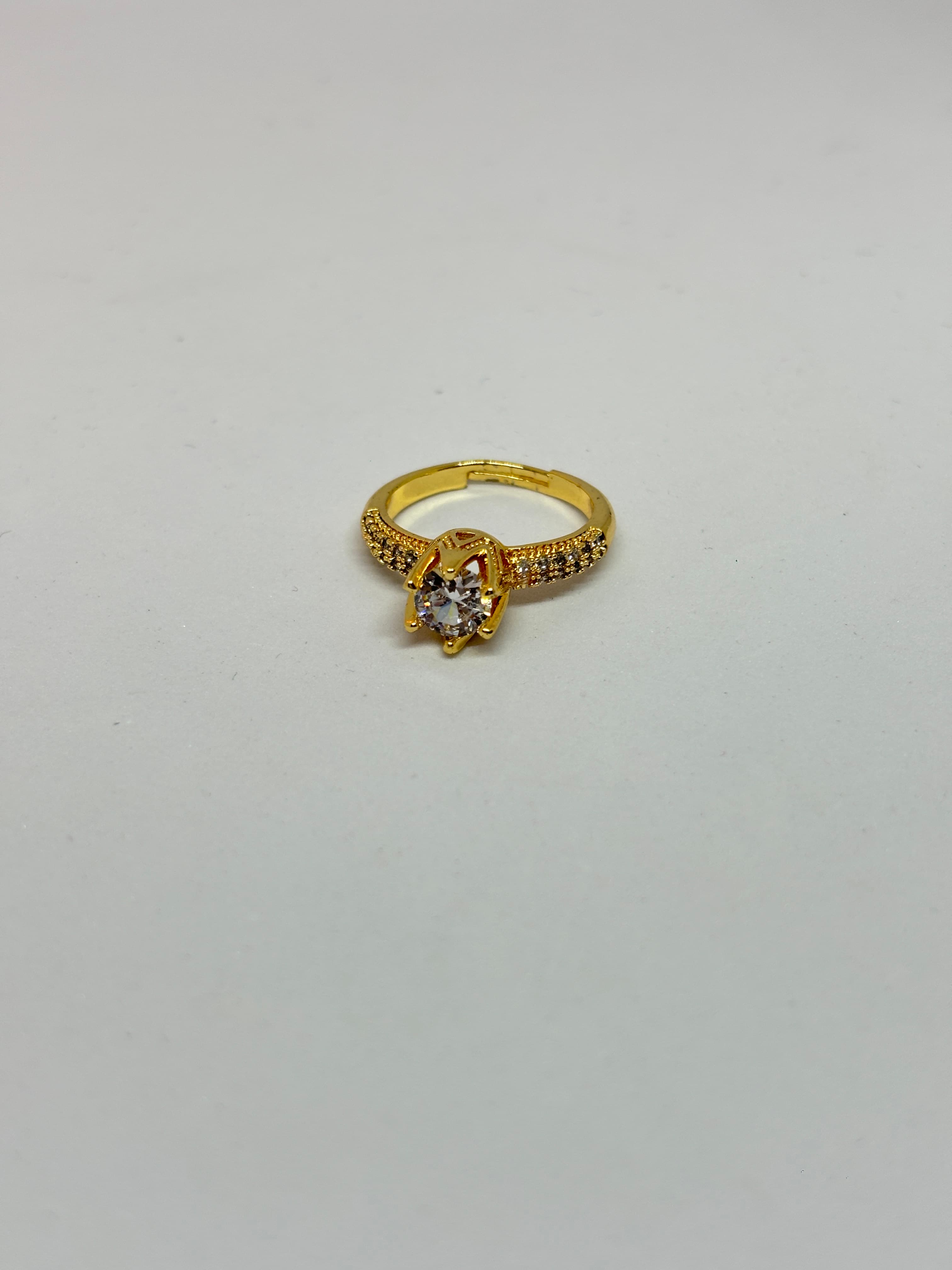 everyday sparkle adjustable ring